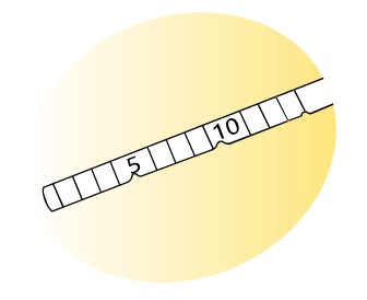 SB-14161-1 Helveston Scleral Marking Ruler