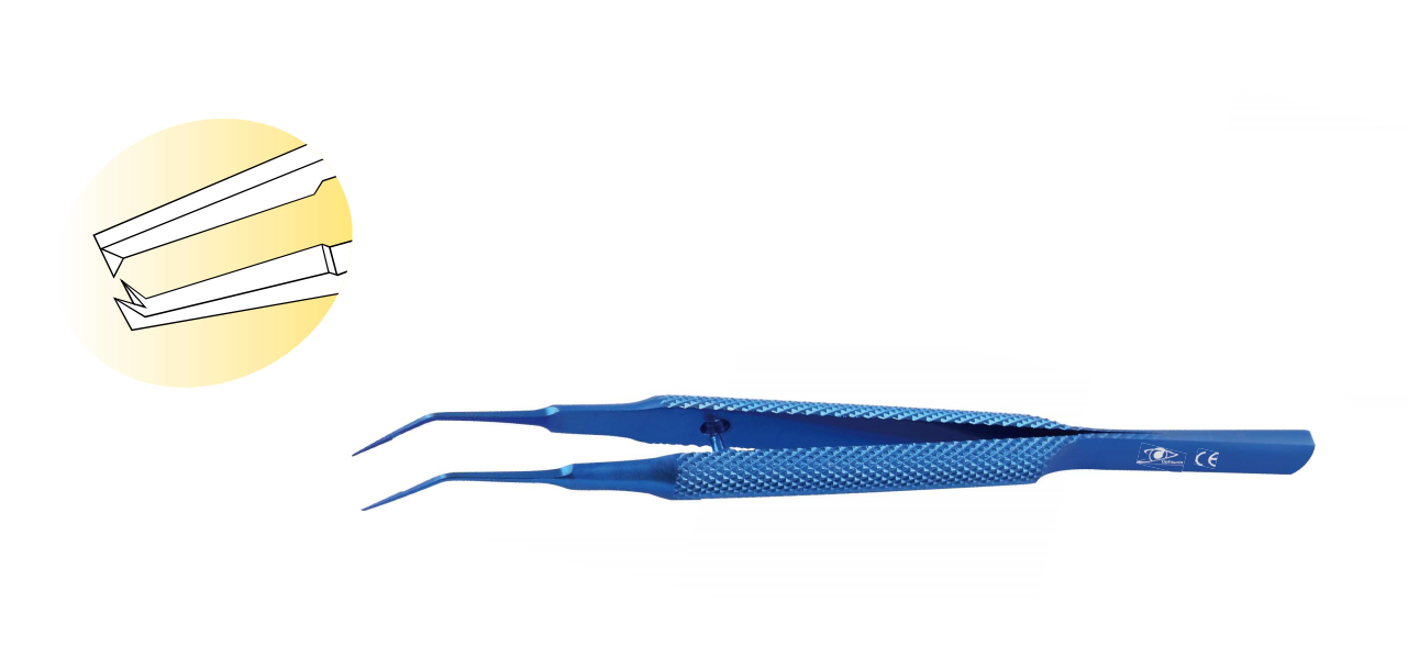 Mcpherson Toothed Forceps round handle